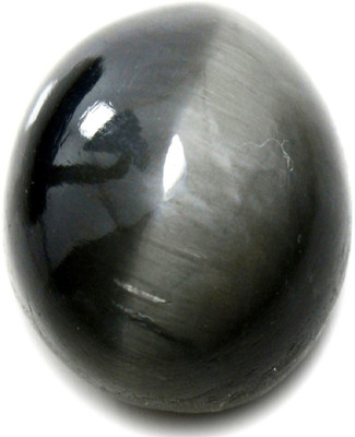 Takshila Gems Natural Black Cats Eye Gemstone Lab Certified 10 Ratti / 9 Carat Lahsunia Stone Cat's Eye Stone