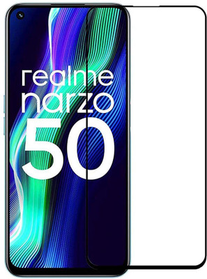 enaya mart Edge To Edge Tempered Glass for REALME NARZO 50 PRO 5G(Pack of 1)