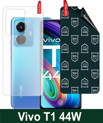 TRUSTin.ONLINE Front and Back Tempered Glass for Vivo T1 44W, T1 44W(Pack of 2)