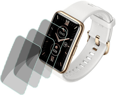 XAZE Screen Guard for Huawei Watch Fit Elegant Smartwatch(Pack of 3)