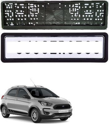 SPREADX Car number plate frame protective holder Front & Back Side for Ford Freestyle Car Number Plate(Plastic 14 cm  x  2 cm)