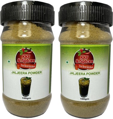 kitchen king food & spices Jaljeera Powder ( Chatpata Jaljeera Masala Pack of Two ) 100 Gm Jar(2 x 100 g)