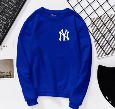 KASHIAN Printed Women Round Neck Blue T-Shirt