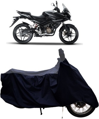 Tricway Two Wheeler Cover for Bajaj(Pulsar AS 150, Grey, Black)