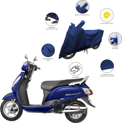 SS FOR YOUR SMART NEEDS Two Wheeler Cover for Suzuki(Access 125, Blue)