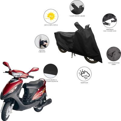 SS FOR YOUR SMART NEEDS Two Wheeler Cover for Kinetic(Nova, Black)