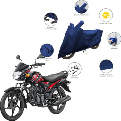 SS FOR YOUR SMART NEEDS Two Wheeler Cover for Suzuki(Hayate, Blue)