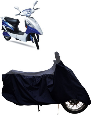 Tricway Two Wheeler Cover for Hero Electric(Electric Maxi, Grey, Black)