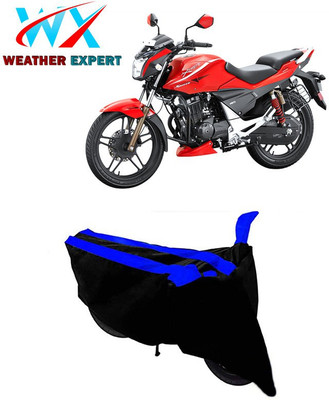 WEATHER EXPERT Two Wheeler Cover for Hero(Xtreme Sports, Black, Blue)