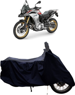Tricway Two Wheeler Cover for BMW(F 850 GS, Grey, Blue)