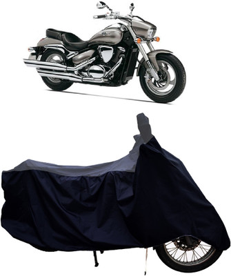 Tricway Two Wheeler Cover for Suzuki(Intruder M800, Grey, Black)