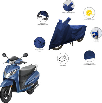SS FOR YOUR SMART NEEDS Two Wheeler Cover for Honda(Activa 125, Blue)