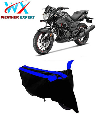 WEATHER EXPERT Two Wheeler Cover for Hero(Hunk, Black, Blue)