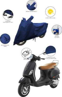 SS FOR YOUR SMART NEEDS Two Wheeler Cover for Piaggio(Vespa VXL, Blue)