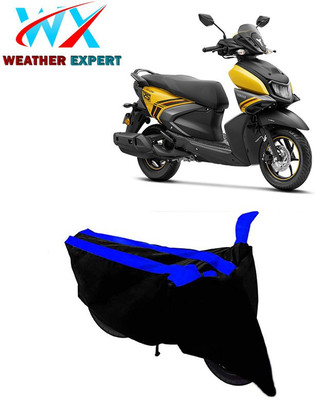 Mdstar Waterproof Two Wheeler Cover for Yamaha(RayZR 125 Fi, Black, Blue)