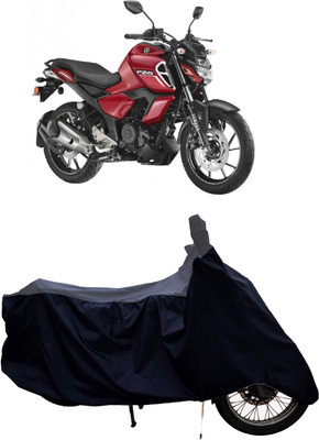 Tricway Two Wheeler Cover for Yamaha(FZ-S Fi Version 3.0 BS6, Grey, Blue)
