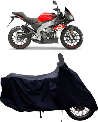 Tricway Two Wheeler Cover for Aprilia(Tuono 150, Grey, Black)
