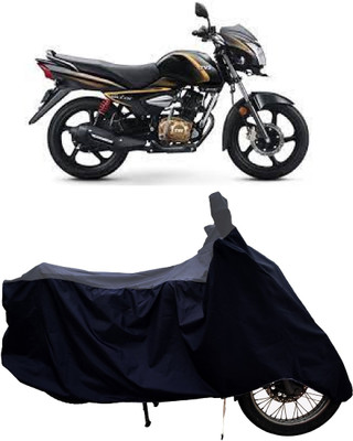 Tricway Two Wheeler Cover for TVS(Victor Premium, Grey, Black)