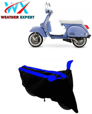 WEATHER EXPERT Two Wheeler Cover for LML(Star Euro, Black, Blue)