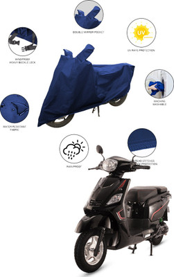 SS FOR YOUR SMART NEEDS Two Wheeler Cover for Hero(Electric NYX HS500 ER BS6, Blue)
