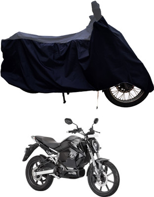 Tricway Two Wheeler Cover for Revolt(Motors RV 400, Grey, Black)