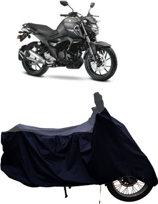 Tricway Two Wheeler Cover for Yamaha(FZ-S, Grey, Black)