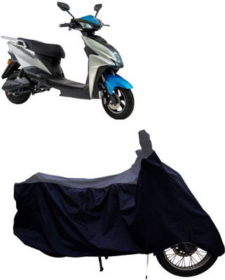 Tricway Two Wheeler Cover for Hero Electric(Fusion, Grey, Black)