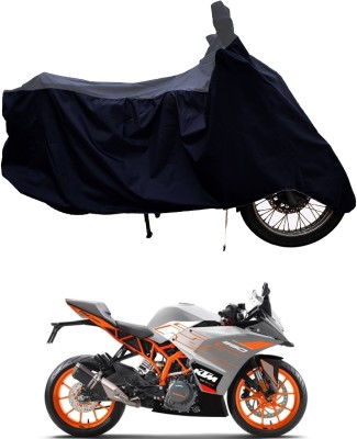 Tricway Two Wheeler Cover for KTM(RC125, Grey, Black)