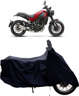 Tricway Two Wheeler Cover for Benelli(Leoncino, Grey, Black)