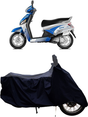 Tricway Two Wheeler Cover for Mahindra(Gusto Electric BS6, Grey, Black)