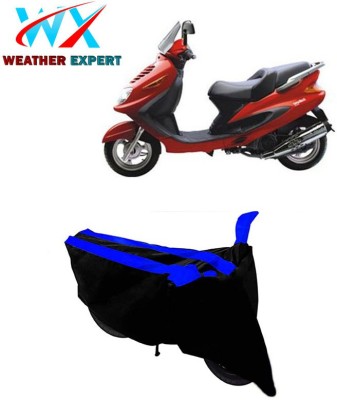 WEATHER EXPERT Two Wheeler Cover for Kinetic(Blaze, Black, Blue)