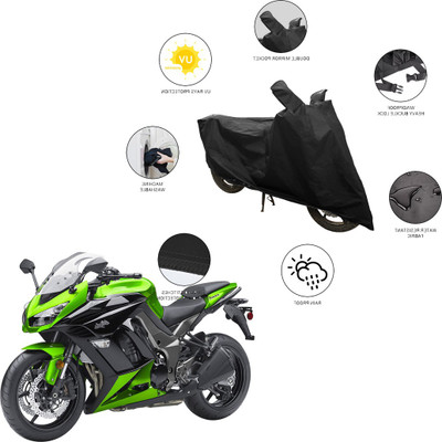 SS FOR YOUR SMART NEEDS Two Wheeler Cover for Kawasaki(Ninja 1000, Black)