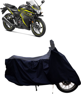 Tricway Two Wheeler Cover for Honda(CBR 250R, Grey, Blue)