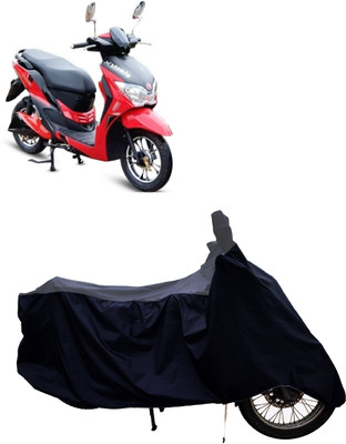 Tricway Two Wheeler Cover for Hero Electric(Electric Dash BS6, Grey, Black)