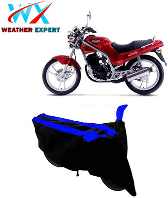 WEATHER EXPERT Two Wheeler Cover for Kinetic(GF 125, Black, Blue)