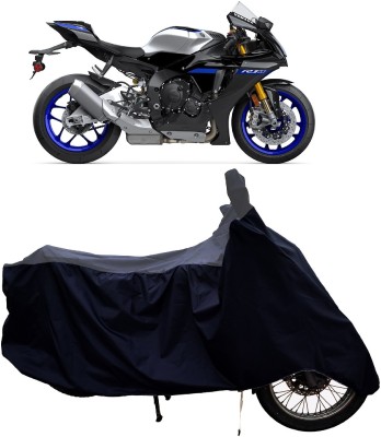 Tricway Two Wheeler Cover for Yamaha(YZF R1 M, Grey, Black)