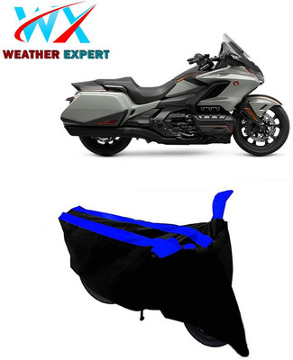 WEATHER EXPERT Two Wheeler Cover for Honda(Gold Wing, Black, Blue)
