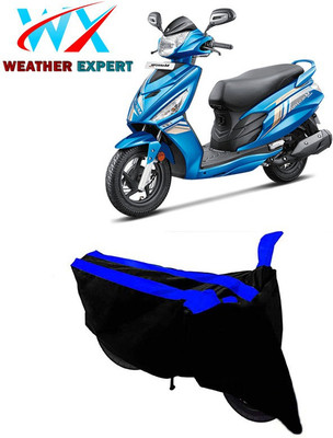 WEATHER EXPERT Waterproof Two Wheeler Cover for Hero(Maestro Edge, Black, Blue)