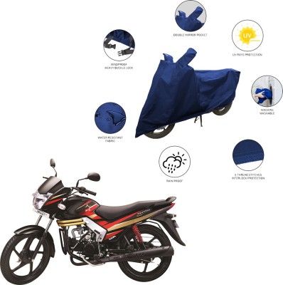 SS FOR YOUR SMART NEEDS Two Wheeler Cover for Mahindra(Centuro XT, Blue)