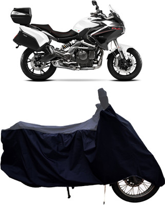 Tricway Two Wheeler Cover for Benelli(TNT 600 GT, Grey, Black)