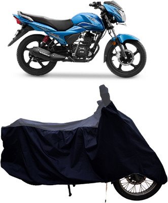 Tricway Two Wheeler Cover for TVS(Victor, Grey, Black)