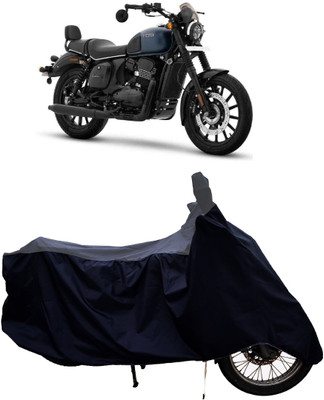 Tricway Two Wheeler Cover for Yezdi(Roadster, Grey, Blue)