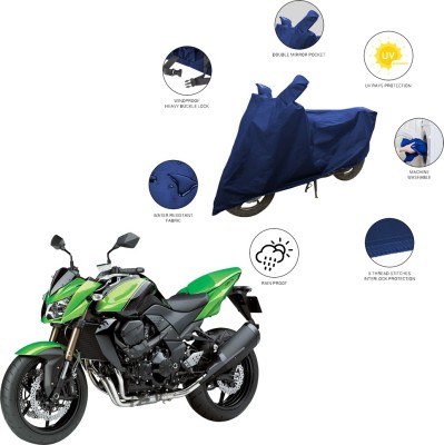 SS FOR YOUR SMART NEEDS Two Wheeler Cover for Kawasaki(Z750, Blue)