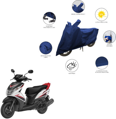 SS FOR YOUR SMART NEEDS Two Wheeler Cover for Yamaha(Ray Z, Blue)