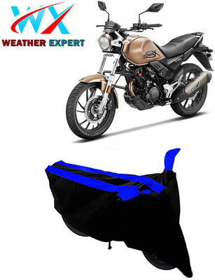 WEATHER EXPERT Two Wheeler Cover for Hero(Xpulse 200T, Black, Blue)