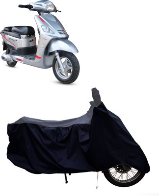 Tricway Two Wheeler Cover for Hero Electric(Electric NYX e5, Grey, Black)