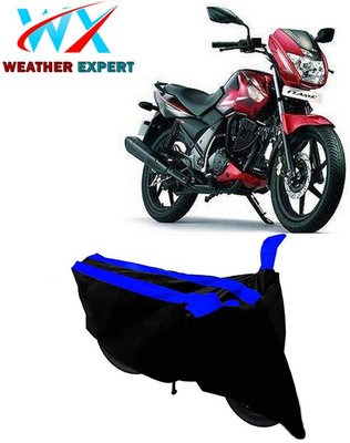 WEATHER EXPERT Two Wheeler Cover for TVS(Flame, Black, Blue)