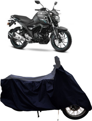 Tricway Two Wheeler Cover for Yamaha(FZ S V3.0 FI, Grey, Black)