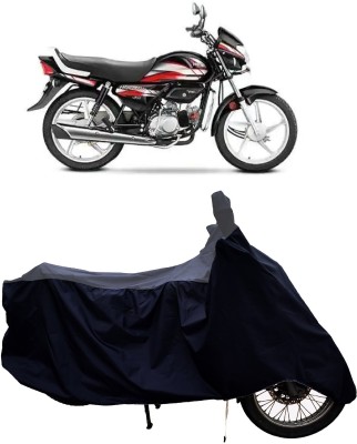 Tricway Two Wheeler Cover for Hero(HF Deluxe BS6, Grey, Black)