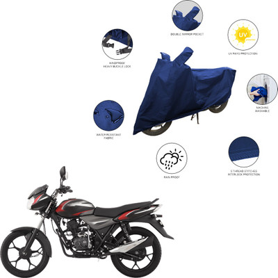 SS FOR YOUR SMART NEEDS Two Wheeler Cover for Bajaj(Discover 135, Blue)